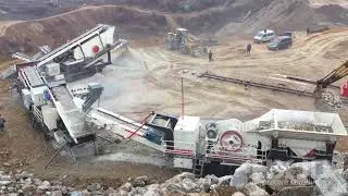 HXJQ Crawler Type Mobile Crusher