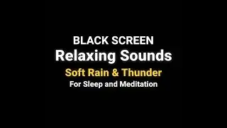 Soft Rain and Thunders Sounds for Sleeping