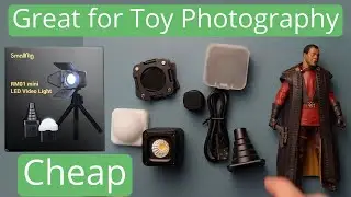 Small Rig RM01 LED Review Cheap and great for Toy Photography