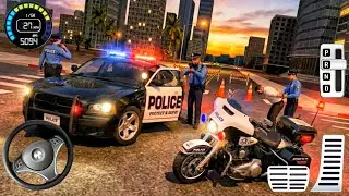 New Police Simulator 2026 - US Tesla Driver Cop Simulator Chasing Game - Car Game Android GamePlay