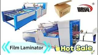 Corrugated Paper Carton Box Thermal Film Laminator