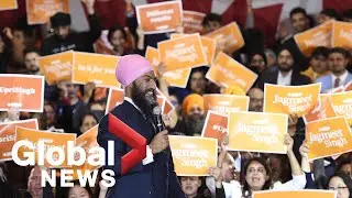 Canada Election: Jagmeet Singh holds rally in Brampton, Ont.