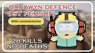 28 - 0 Defence of Baudwyn in 1st person | Full Commentary | Chivalry 2