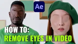 Remove Eyes in Video | Beginner After Effects Tutorial