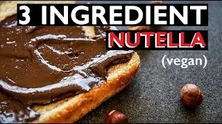 Homemade Nutella Recipe 3 INGREDIENTS ***YOU NEED TO MAKE THIS***