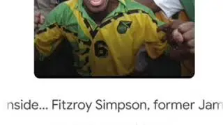 Former National player Fitzroy Simpson