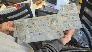 M-80 Box Printing plates and some old unused boxes at Miller Fireworks Holland, OH