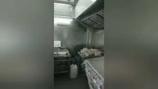 conversion of a Food truck catering trailer Burger Van Mobile festival kitchen