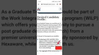Hexaware Off Campus Drive 2021