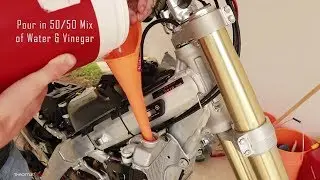 Ep 4: 2018 CRF450R RACE BIKE BUILD (RADIATOR FLUSH & PROTECTION)