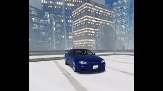 ROBLOX 午夜追擊者 實測「GTR--R34」極速 #roblox #gtr34 