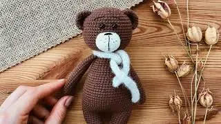 Bruno the bear Free amigurumi pattern