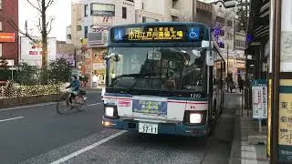 京成バス いすゞエルガ E209号車 小73 江戸川清掃工場行き 小岩駅にて [QDG-LV290N1]