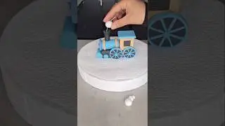 Train tutorial / fondant train / #fondantart #fondant #train
