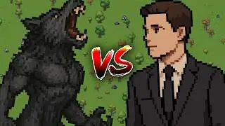 Coloquei Lobisomens contra Humanos no Worldbox