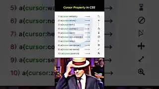 Cursor Property In CSS #html #coding #webdesign #webdevelopment #programming #css #javascript
