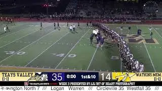 Teays Valley Football vs. Watkins Memorial: Heartland Sports Alliance