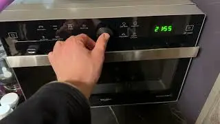 How to set clock (time) Whirlpool MWSC 9133 SB Supreme Chef combination microwave grill + steam DIY