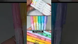 Testing Popular Highlighter Pens 2025 😮 #Review #Stationery #Student #BackToSchool #StreetCents