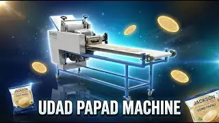 Udad Papad Making Machine | Automatic & Hygienic Production #PapadMachine #UdadPapad