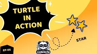 Draw a Star with Python Turtle | Episode - 5
