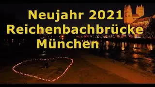 Silvester 2020 - Neujahr 2021 - M&uuml;nchen leuchtet anders (Cellphone)