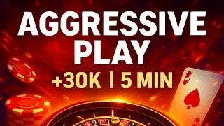 Part 2 | Aggressive Roulette Red/Black &mdash; $224K &rarr; $254K in 5 Minutes | Simulation Test