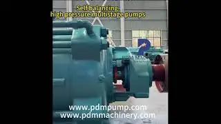 Self balancing high pressure multistage pumps