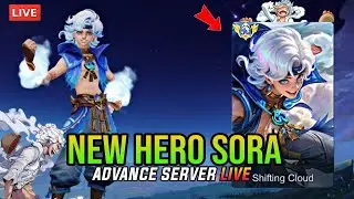 NEW HERO SORA IS HERE! Advance Server Full Gameplay & Skills😱 #MobileLegends #SorasMLBB #MLBBNewHero