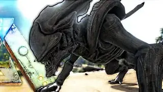 ARK Survival Evolved - NEW ALIEN IS HERE TO EAT YOUR FACE! XENOCRUSHER MOD ( Xenomorph Gameplay )