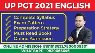 up pgt 2022 | up pgt english |  Exam Preparation: Full Syllabus, Strategy | How to prepare?