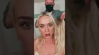 katy perry removing her hair extensions 😍