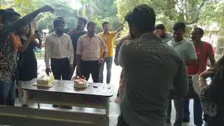 Winning celebration of election in DU 2019 in LC1
