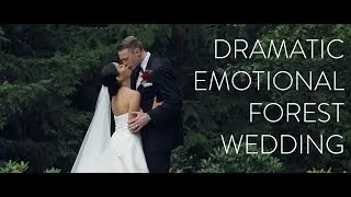 Groom's Emotional Speech Is A Tearjerker | Louise + Cameron's Dramatic Forest Wedding