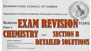 2021 G12 GCE SCIENCE PAPER 2 SEC B