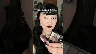 Урок по макияжу глаз с использованием всех продуктов Dollar Tree 🕸️🖤