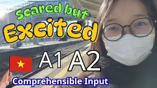 8 mins Beginner Vietnamese Lesson: Feel Scared but Excited on My First Solo Train Ride in Japan #17