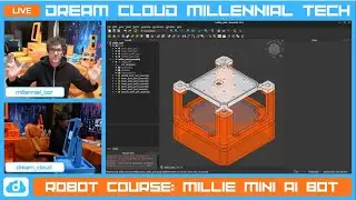 Millie Mini AI Bot - FreeCAD Part 4 - Middle Shelf