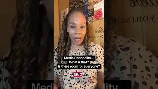 Media Personality: What is It? | Kend&eacute;ll Lenice #mediapersonality