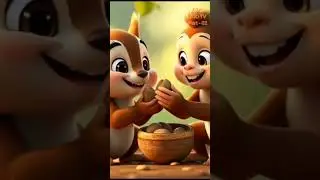 Part-02 | The story of the lovely friendship of Baby Monkey and Baby Squirrel | #kidsstory #hindi...