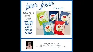 Create a Smile with Sending Smiles Criss Cross Card