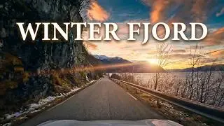 Epic Winter Fjord Drive | Ortnevik &rarr; Bjordal &rarr; Oppedal &rarr; Matre (Sognefjorden)