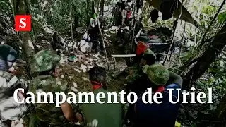 Así quedó el campamento de alias Uriel: las imágenes | Videos Semana