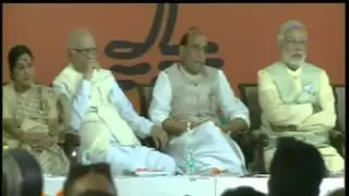 Release of BJP Manifesto 2014