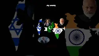 PAKISTAN ENEMY COUNTRIES #Shorts