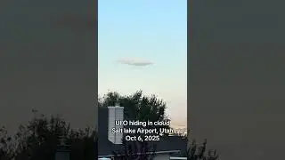 Caught this at 8am over the airport in Utah, they really are getting bold, UFO UAP sighting news 👽