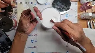 David Hoang Nails | NAIL CĂN BẢN - C&aacute;ch Lấy Bột Chuẩn - How to apply powder - nail 2021
