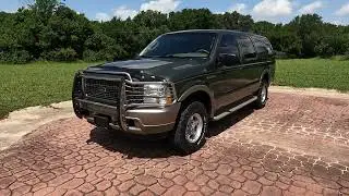 2003 Ford Excursion Eddie Bauer 4x4 7.3L Power Stroke Turbo Diesel 42k Miles Walk around