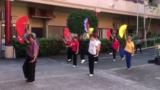 Lotus Fan #taichichuan Martial Arts Dances with Hawaii Taiji Health and Sports Association 