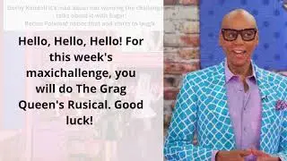 BER'S DRAG RACE - EPISODE 2 (RUSICAL CHALLENGE) - SEASON 1